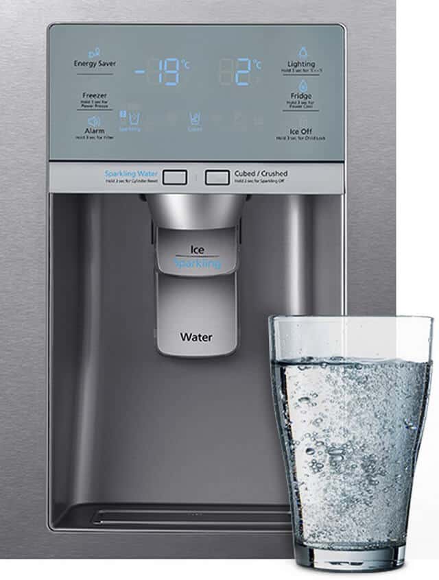 Frigo americain avec distributeur eau et glacons - Comparez les